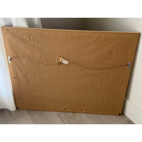 Shop Til You Drop by Karen Rae Vintage 1992 LARGE Framed Art Print Western Boots - Picture 4 of 4